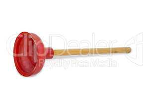 Plunger isolated on white