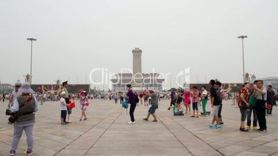 Tiananmen Square at daytime HD.