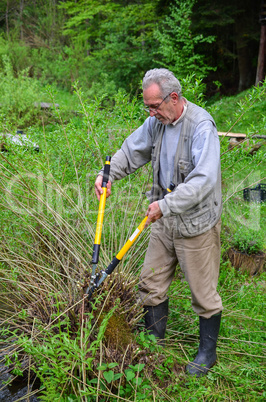 Old gardener