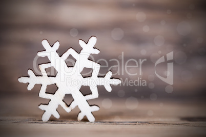 Dark Snowflake Background