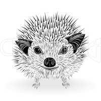 hedgehog symbol vector