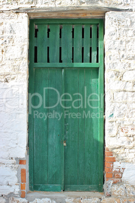 Grungy front door