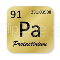 Protactinium element