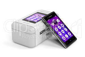 Smartphone with touchscreen