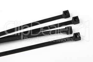 Cable ties in black