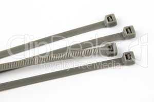 Cable ties in gray