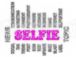 3d imagen about Selfie Topic