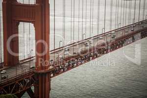 Golden Gate Brücke im Nebel, San Francisco
