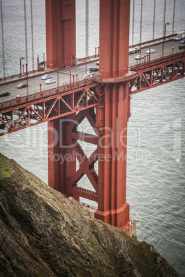 Golden Gate Brücke im Nebel, San Francisco