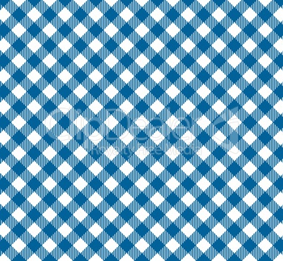Tischdeckenmuster mit diagonalen Streifen in blau