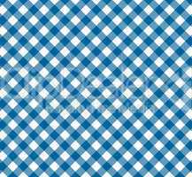 Tischdeckenmuster mit diagonalen Streifen in blau