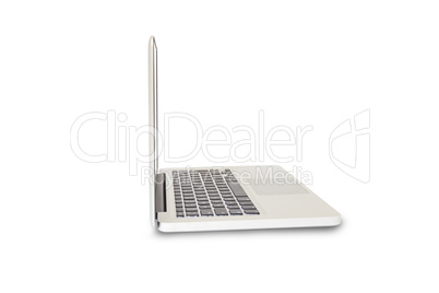 Modern Laptop on white