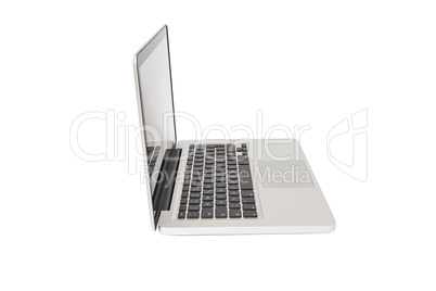 Modern Laptop on white