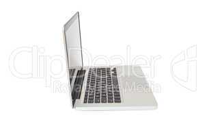 Modern Laptop on white