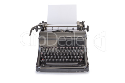 Typewriter on White