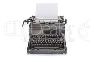 Typewriter on White