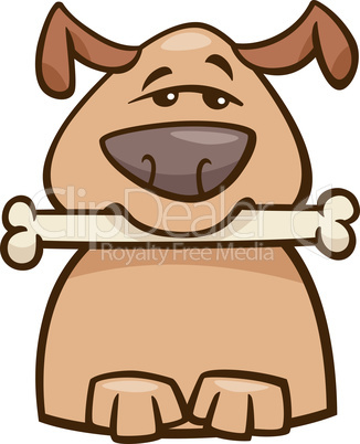 mood busy dog cartoon illustration