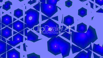 Blue hexagons in the mirrors
