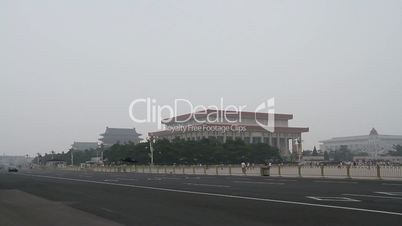 Tiananmen square at daytime HD.