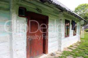 old rural house in Carpathian region