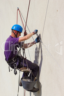 High altitude worker