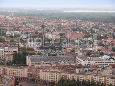 Leipzig aerial view