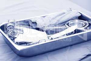 surgical instruments ready to use