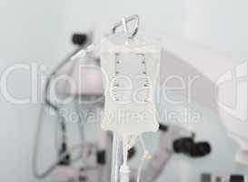 Intravenous drip in operation room