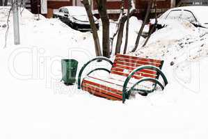 Winter bench