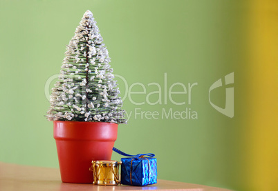 Christmas decorative fir tree