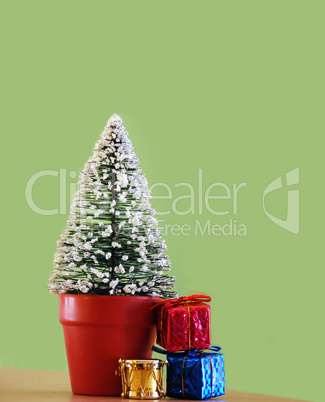 Christmas decorative fir tree