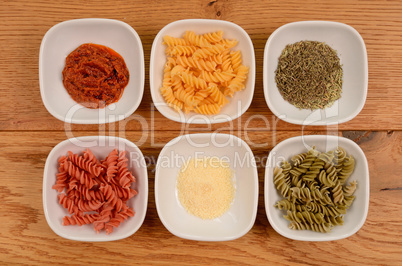 Pasta ingredients