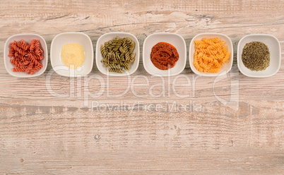 Pasta ingredients