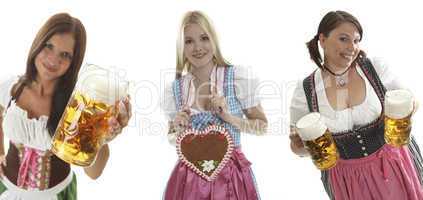 Compilation of Oktoberfest waitresses