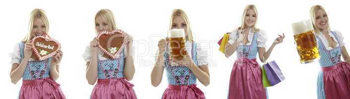 Compilation of Oktoberfest waitresses