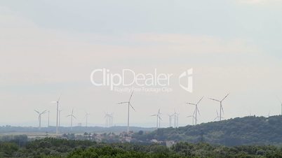 Wind power background