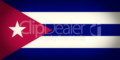 Retro look Flag of Cuba