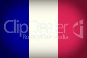 Retro look French flag
