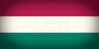 Retro look Hungary flag