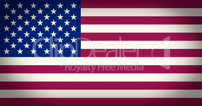 Retro look Flag of the USA