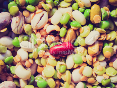 Retro look Beans salad