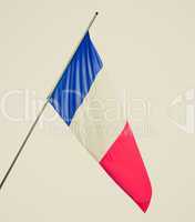 Retro look French flag