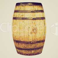 Retro look Wine or beer barrel cask