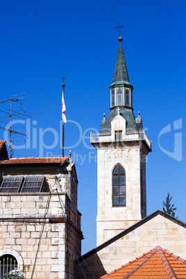 View on the landmarks of Jerusalem .