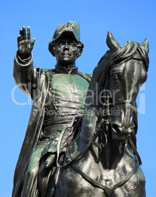 General Dufour statue, Geneva, Switzerland