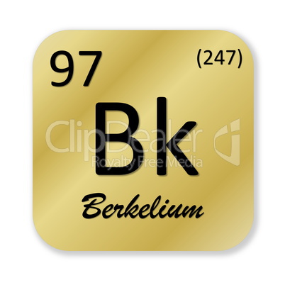 Berkelium element