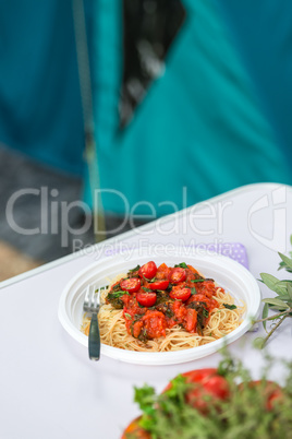 camp pasta