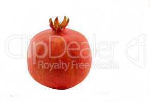 Pomegranate on a white background
