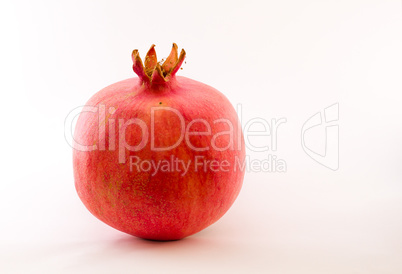 Pomegranate on a white background