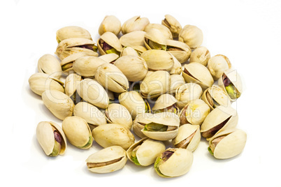 Pistachios heap .